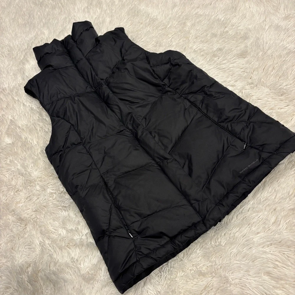 Columbia Black Omni Shield Down Puffer Vest Size S - Picture 11 of 11